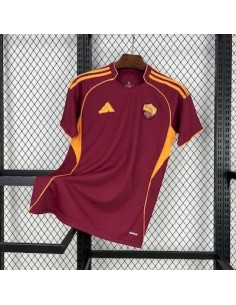 Camiseta AS Roma Local 25/26, réplica oficial de alta calidad para fanáticos del fútbol.