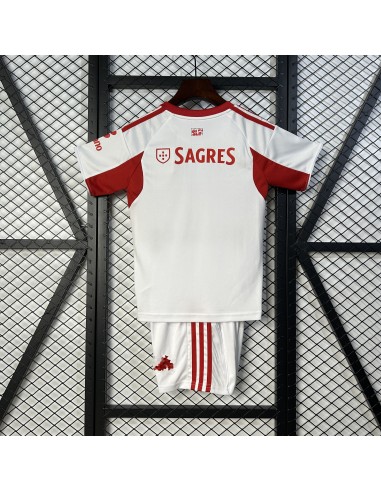 Camiseta Benfica 3º Equipación Niño 25/26, réplica oficial para fanáticos del Benfica.