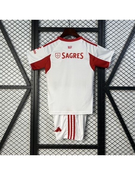 Camiseta Benfica 3º Equipación Niño 25/26, réplica oficial para fanáticos del Benfica.