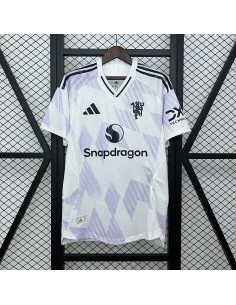 Camiseta Manchester United Visitante 25/26 de alta calidad | Camiseta de fútbol retro y moderna para coleccionistas