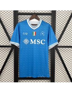 Camiseta Nápoles Local 25/26, réplica oficial de alta calidad para fanáticos del fútbol.