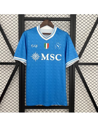 Camiseta Nápoles Local 25/26, réplica oficial de alta calidad para fanáticos del fútbol.