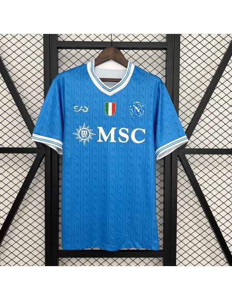 Camiseta Nápoles Local 25/26, réplica oficial de alta calidad para fanáticos del fútbol.