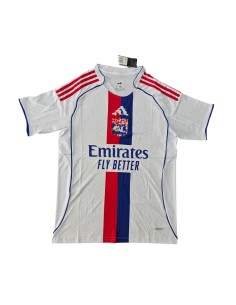 Official Olympique Lyon Home Shirt 25/26, retro & modern top-quality football shirt.
