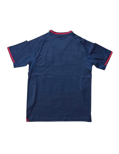 Front detail of Olympique Lyon Away 25/26 shirt, modern design and premium material