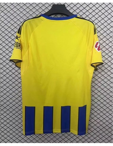 Rear view of Real Oviedo Away Shirt 25/26, modern design with authentic details.
