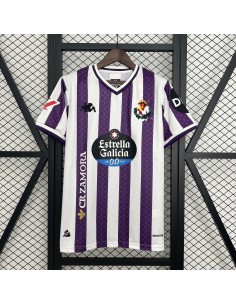 Camiseta Real Valladolid Local 25/26, réplica oficial de alta calidad, perfecta para coleccionistas y aficionados.