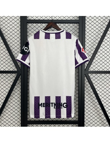 Vista frontal de la camiseta Real Valladolid Local 25/26, diseño auténtico y materiales premium.