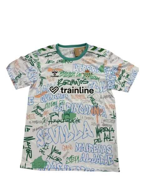 Camiseta Real Betis Pre Partido 25/26 vista frontal, alta calidad y diseño oficial para coleccionistas.