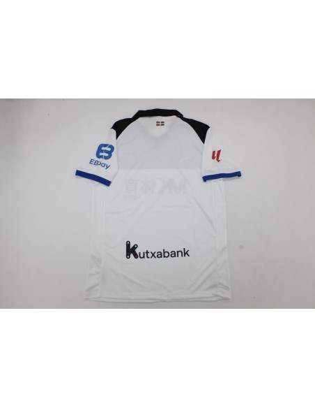 Full view of Alavés Away Shirt 25/26 | Modern design with retro details