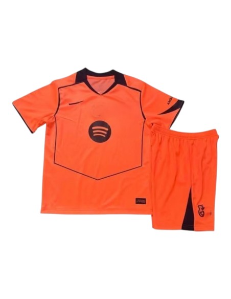 Camiseta Barcelona 3º Equipación 25/26 para niño, alta calidad y diseño oficial