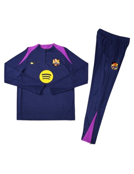 Chándal Entrenamiento Barcelona 25/26 en azul y grana, perfecto para entrenamiento y uso diario