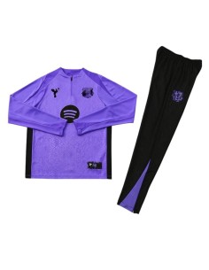 Barcelona Kids Training Tracksuit 25/26 Kobe Bryant Purple, premium material for training and play