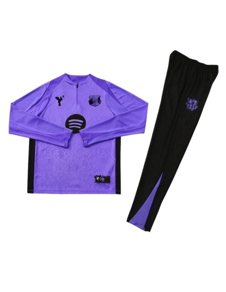 Chándal entrenamiento Barcelona Niño 25/26 Kobe Bryant Morado, material premium para entrenamiento y juego