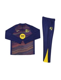Barcelona 25/26 kids pre-match tracksuit, official and high-quality. Perfect for young Barça fans.