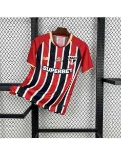 Sao Paulo Visitante 25/26 edición oficial, camiseta retro y moderna para seguidores del club
