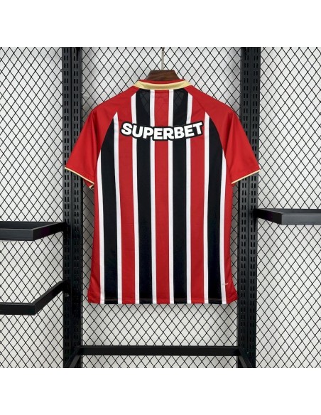 Official Sao Paulo Away 25/26 shirt, retro and modern edition for club supporters