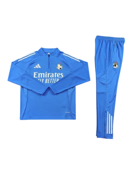 Chándal Real Madrid Niño 25/26 azul, edición oficial de alta calidad.