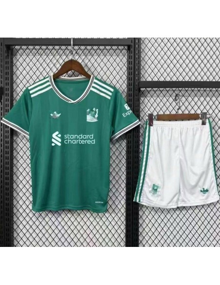 Camiseta Liverpool 3º equipación niño 25/26 de alta calidad | Retro y moderna