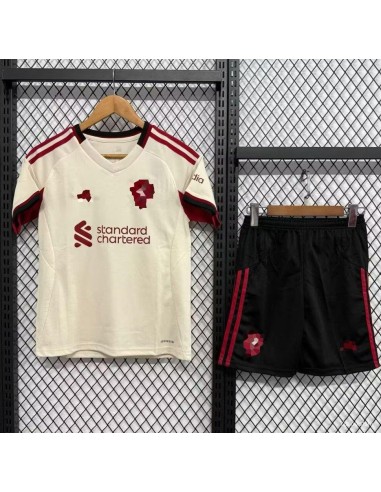 Camiseta Liverpool Visitante Niño 25/26 de alta calidad | Perfecta para jóvenes fans