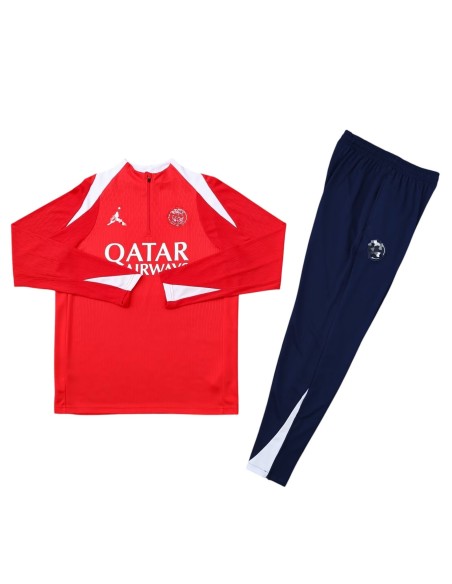 PSG Red Jordan Kids Training Tracksuit - High-quality and stylish youth sportswear