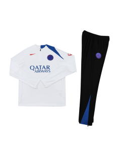 Chándal PSG Entrenamiento Blanco Niño | Ropa de fútbol de alta calidad para niños