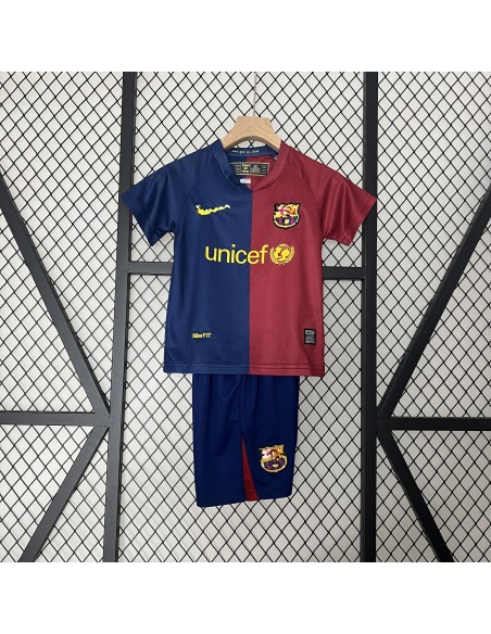 camiseta barcelona 08/09 niños local retro