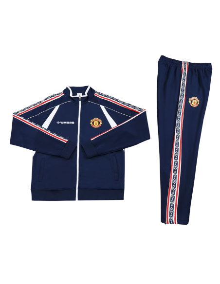 Chándal Manchester United Retro 1998 Azul | chándal manchester united