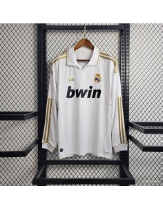R Madrid Local Retro 11/12 Mangas Largas