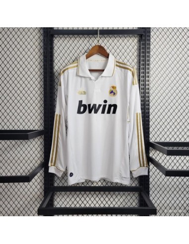 R Madrid Local Retro 11/12 Mangas Largas