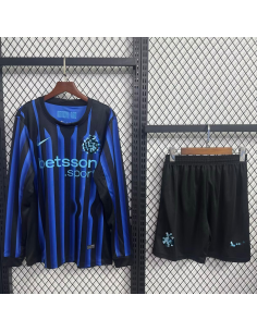 Inter Milan Home 25/26 Kids Long Sleeve | Premium Jersey