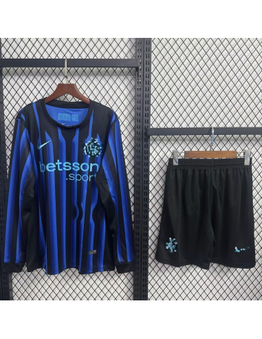 Inter de Milán Local 25/26 Niño Mangas Largas | Camiseta Premium