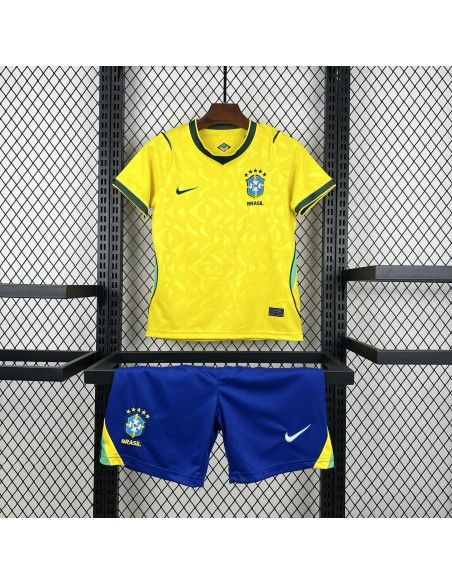 Camiseta Brasil Niño 2026 Local WC | Equipación Infantil Brasil 2026