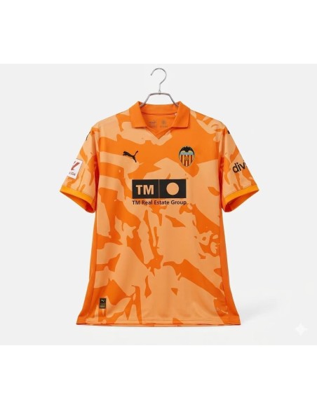 Camiseta Valencia CF Retro | Vintage Clásica Calidad Premium