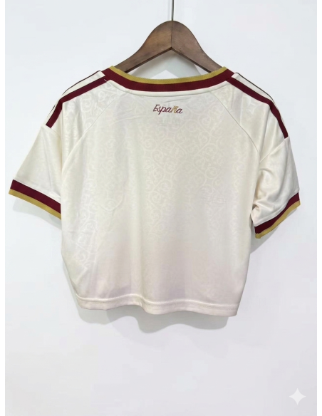 Crop Top España Visitante 2026 Mujer | Camiseta WC
