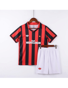 AC Milan Home Retro Kids Jersey 90/91 | Premium Quality