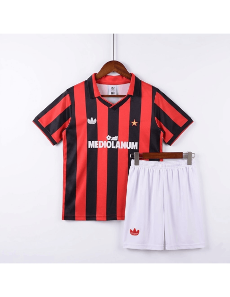Camiseta AC Milan Local Retro Niño 90/91 | Calidad Premium