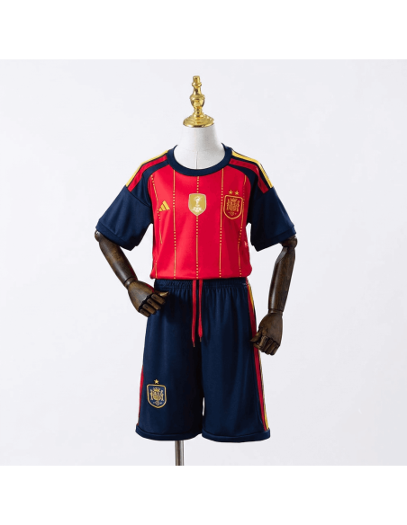 Spain Home 2026 Kids Jersey ⭐⭐ | 2 Stars World Champions 2026 | Premium Quality