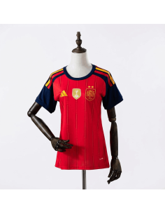 Camiseta España Local 2026 Mujer ⭐⭐ | 2 Estrellas Campeona del Mundo