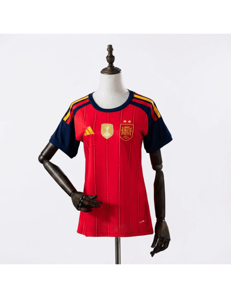 Camiseta España Local 2026 Mujer ⭐⭐ | 2 Estrellas Campeona del Mundo