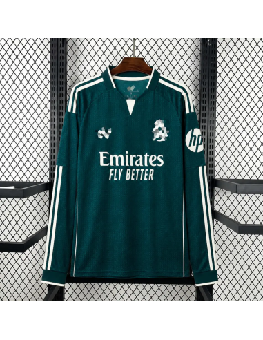 Real Madrid Away Long Sleeve Jersey 26/27 | Dark Green Shirt