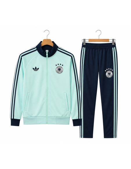 Germany 2026 away presentation tracksuit full jacket and pants set front view
