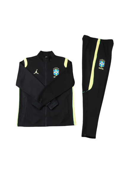 Brazil 2026 Black Presentation Tracksuit - Buy Online 🇧🇷
