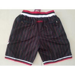 Pantalón Just Don Chicago Bulls Negro Rayas