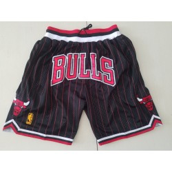 Pantalón Just Don Chicago Bulls Negro Rayas 2