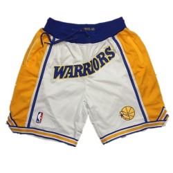 Pantalón Just Don Golden State Warriors Blanco
