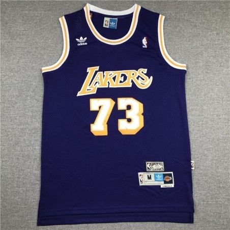 Angeles Lakers Rodman purple