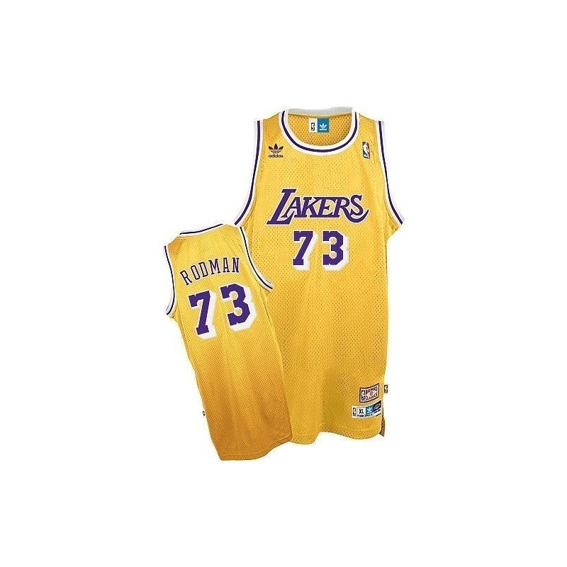 Angeles Lakers Rodman Yellow