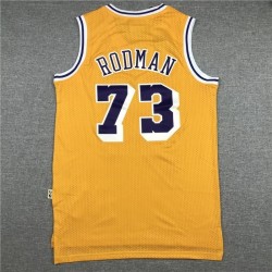 Angeles Lakers Rodman Yellow 2
