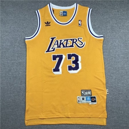 Angeles Lakers Rodman Yellow